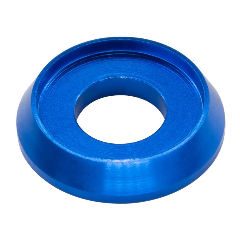 Lagefefe [60PCS] M5 Counterbore Washers, Anodized Aluminum Alloy, Head Washers Gaskets Cup Shim for Screw RC/FPV/PC/Drone/Toys/Mechanical Accessories Parts, Blue Color - Image 1